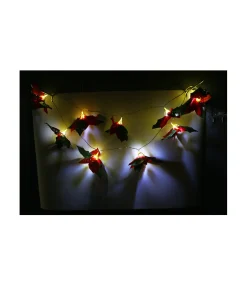 Poinsettia Cool White String Lights 1.5m
