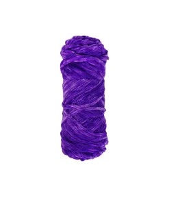 Purple Chenille Yarn 95g