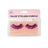 Purple Foil Eyelash