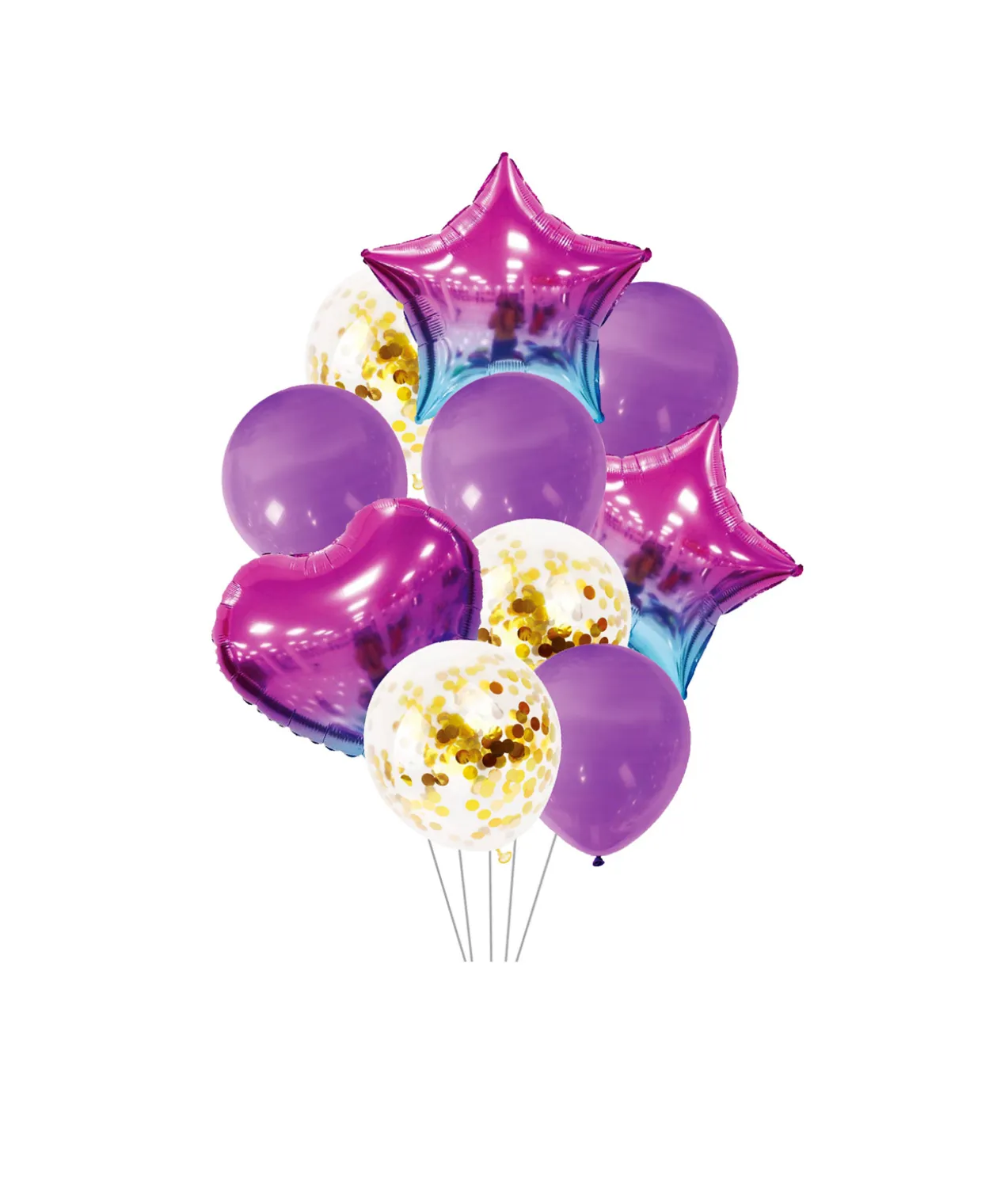 Purple Party Balloon Set 10pc