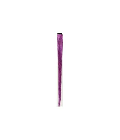 Purple Tinsel Hair Extension Clip 1pc