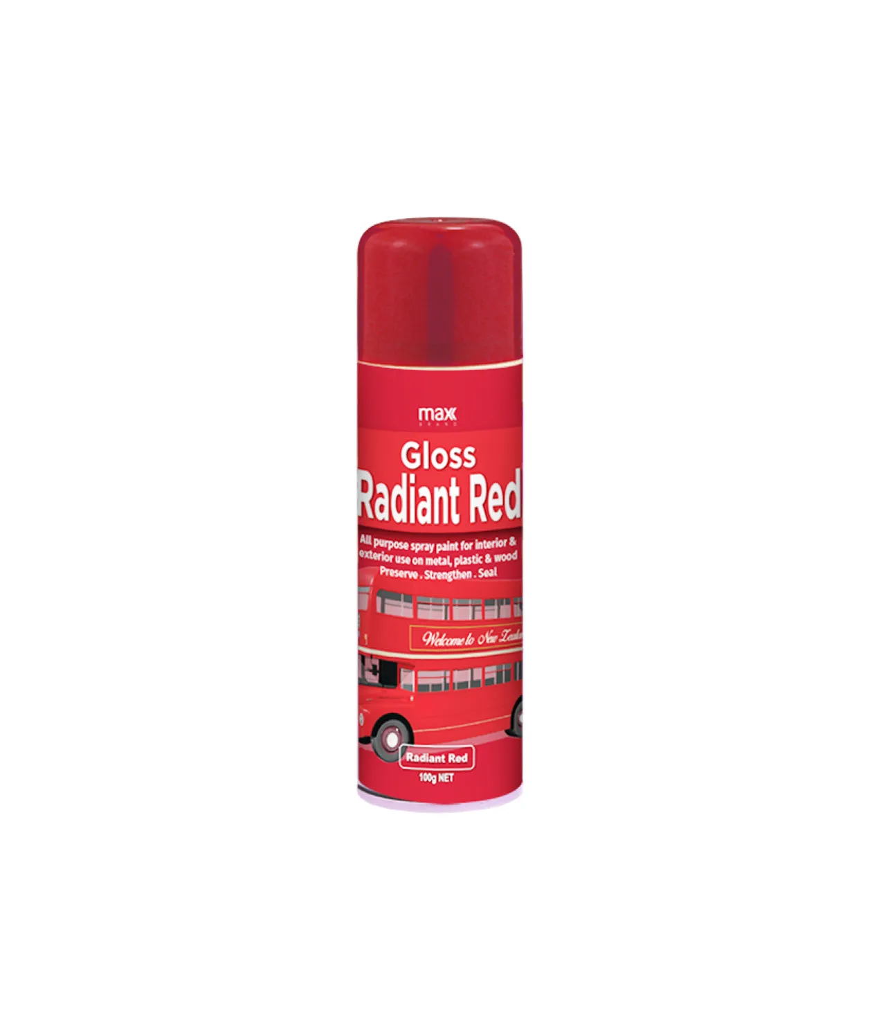 Radiant Red Gloss Spray Paint 100ml