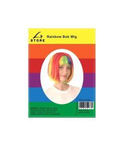 Rainbow Bob Wig