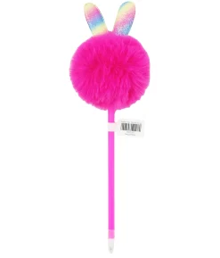 Rainbow Bunny PomPom BallPoint Pen