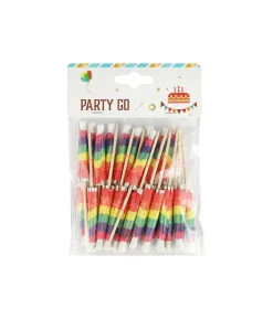 Rainbow Cocktail Umbrellas 24pk