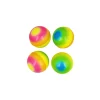 Rainbow Color PU Balls 6.3cm 4 pk