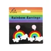 Rainbow earrings