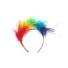 Rainbow Feather Headband