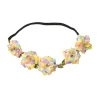 Rainbow Flower Head Wrap