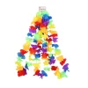 Rainbow Flower Lei 3pc