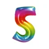 Rainbow Foil Number 5