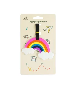 Rainbow Luggage Tag 10x7cm