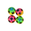 Rainbow Soccer PU Balls 6.3cm 4 pk