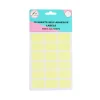 Rectangle Color Self Adhesive Labels Assorted 3.2 x 2.1cm 180pc