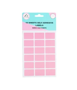 Rectangle Color Self Adhesive Labels Assorted 3.2 x 2.1cm 180pc