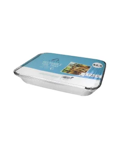 Rectangle Foil Tray 3pk 323x265x48mm