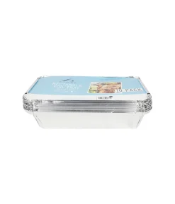 Rectangle Foil Tray 210x140x47mm 10pk