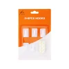 5 Rectangle Hooks +6 Adhesive