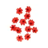 Red Artificial Craft Lily Flowers 12pc 4.7cm