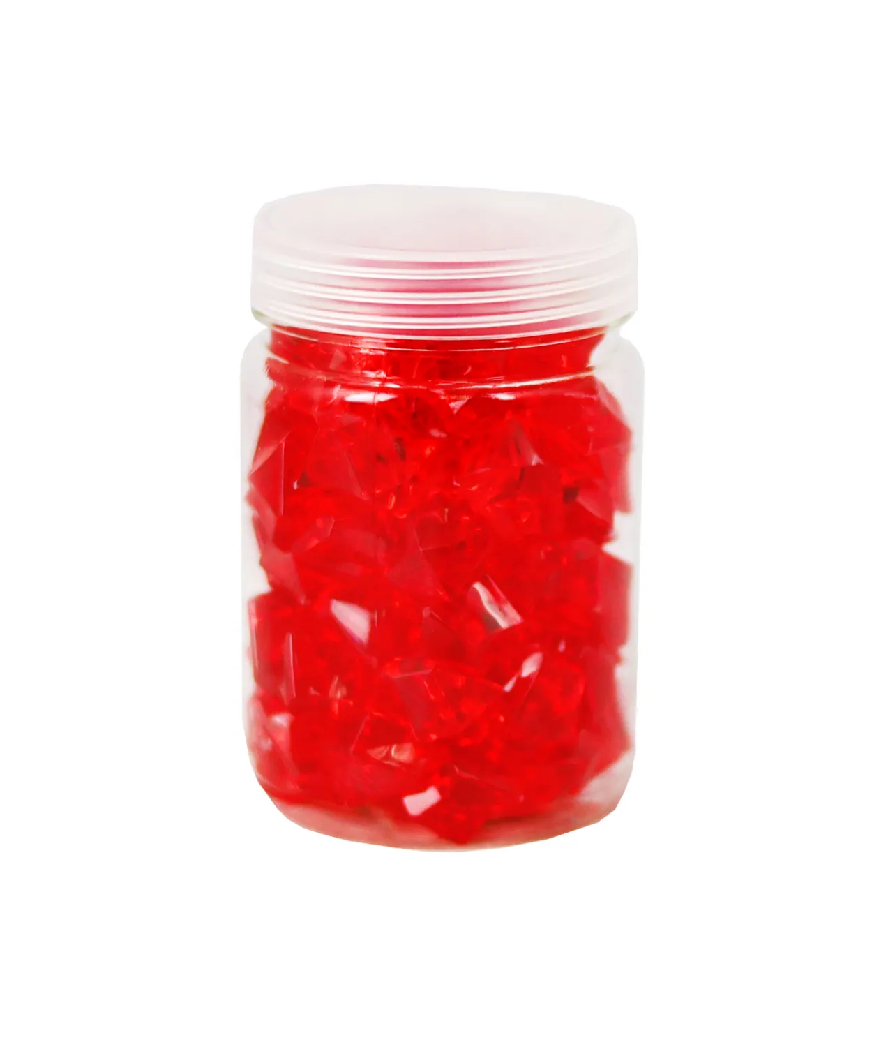 Red Big Crystal Plastic Stone 160g