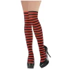 Red & Black Stripes Party Stockings