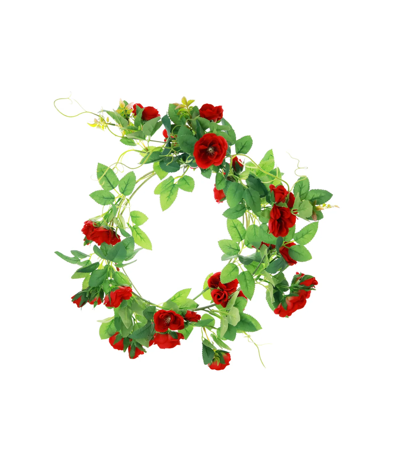 Red Camelia Garland 132cm
