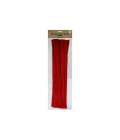Red Chenille Stems 30cm