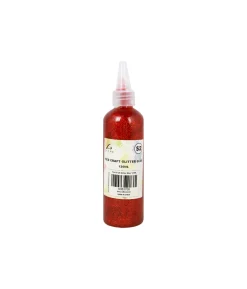 Red Craft Glitter Glue 120ml
