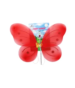 Red Fairy Wings with Wand