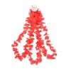 Red Flower Lei 3pc