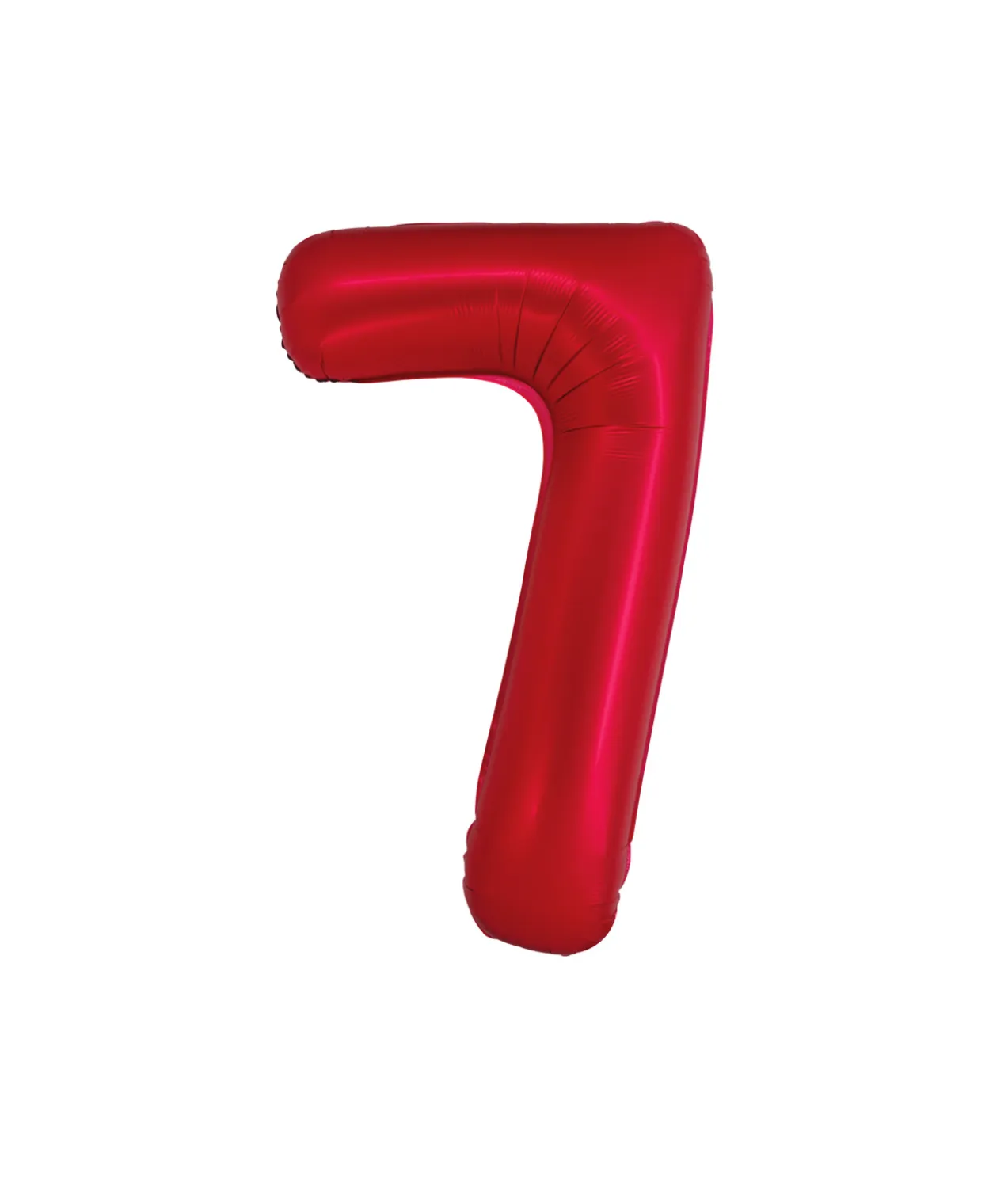 Red Foil Matte Number 7