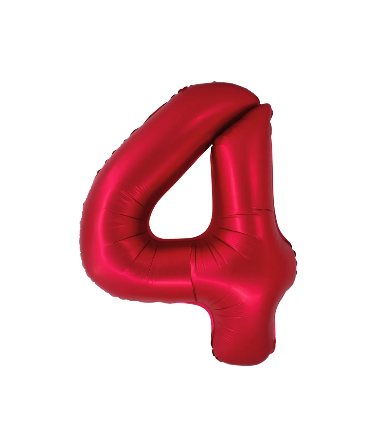 Red Foil Matte Number 4
