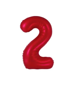Red Foil Matte Number 2