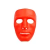 Red Full Face Plastic Mask