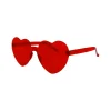 Red Heart Shape Glasses