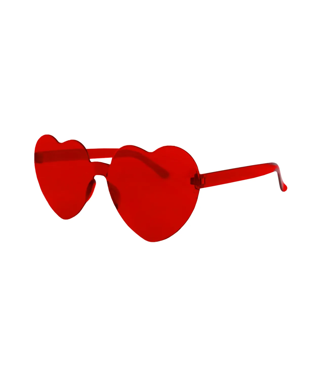 Red Heart Shape Glasses