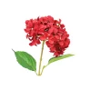 Red Hydrangea Flower 63cm