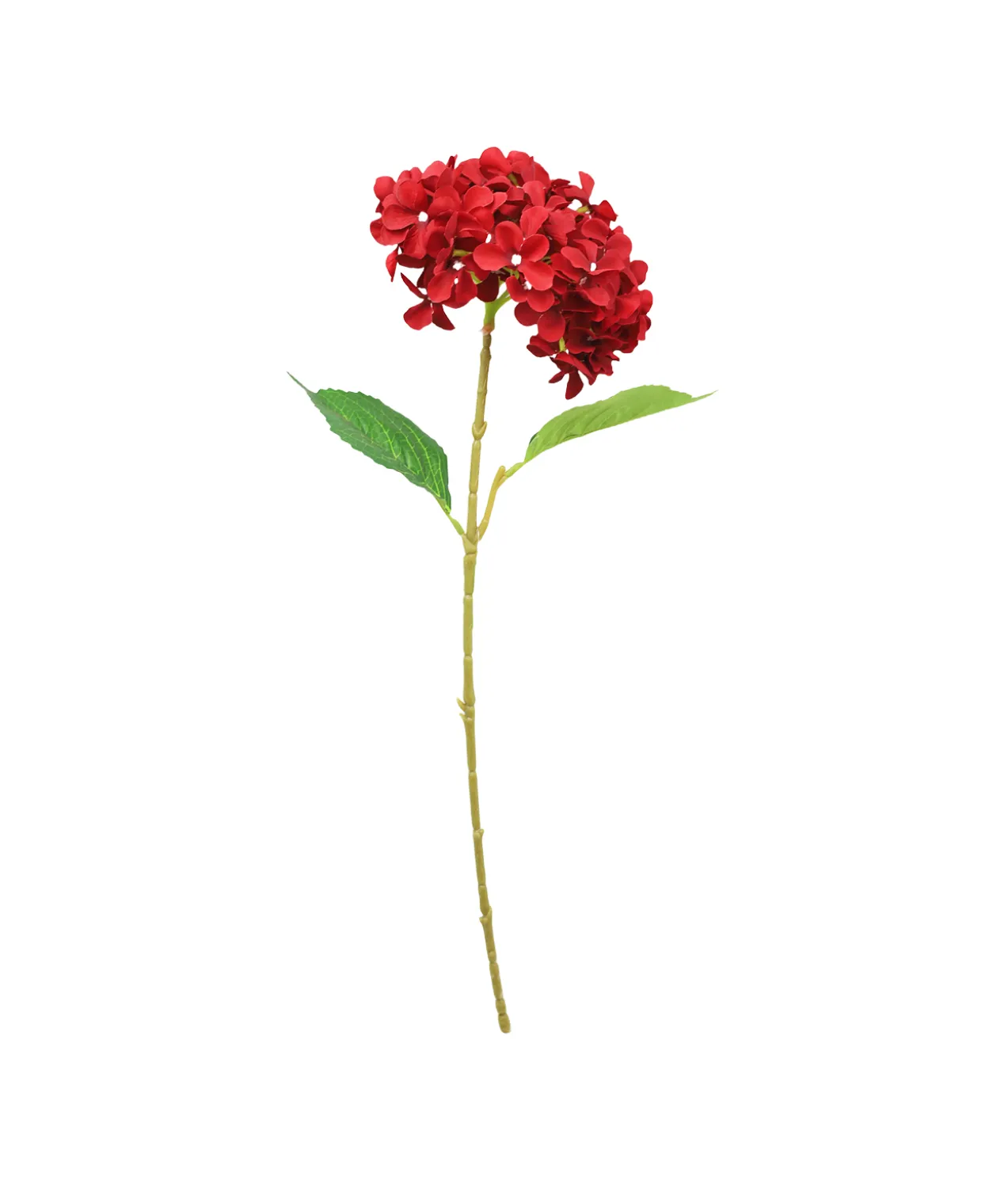 Red Hydrangea Flower 63cm