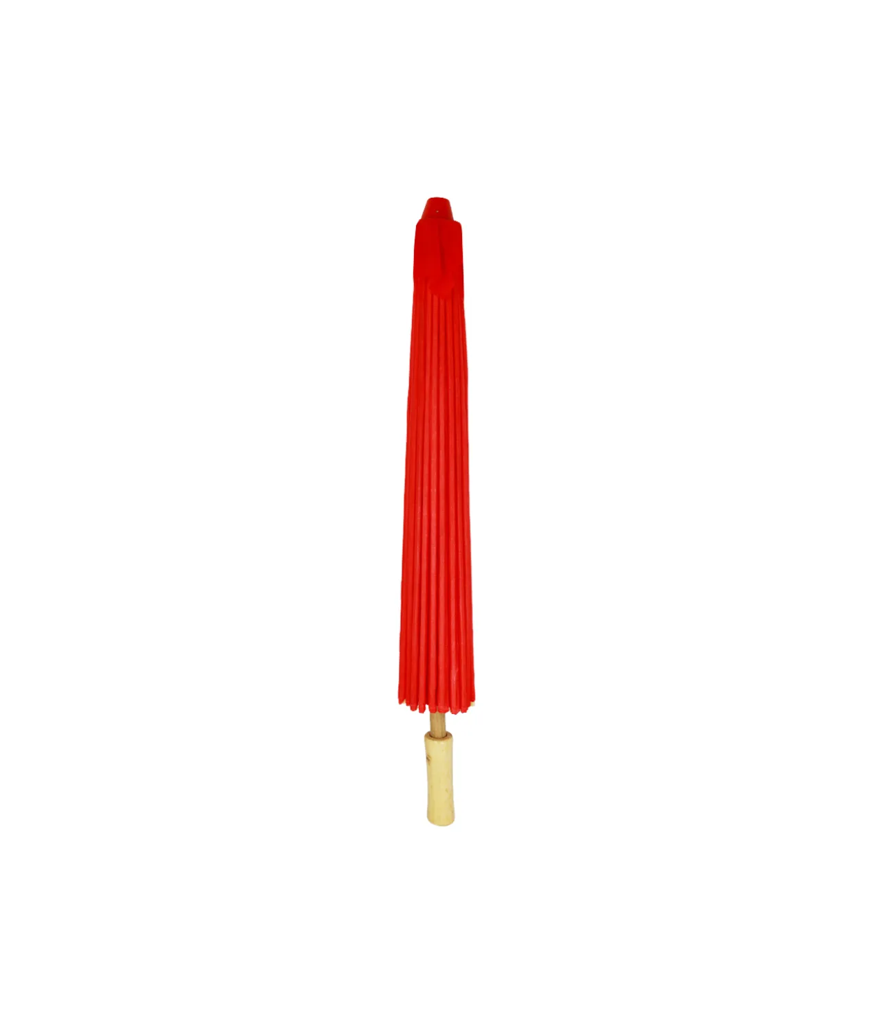Red Large Fabric Parasol 40cm