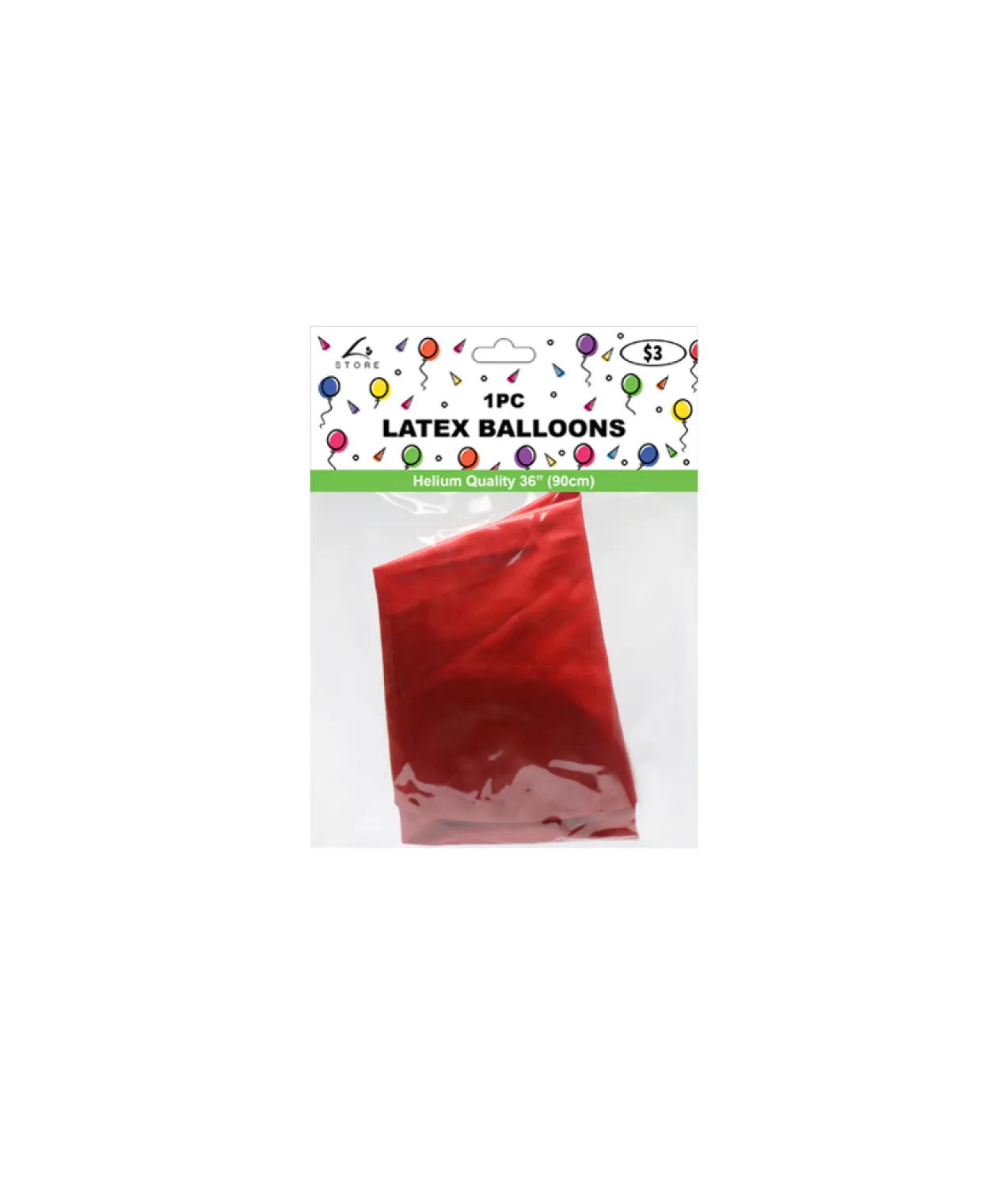 Red Latex Balloon 36inch 1pc