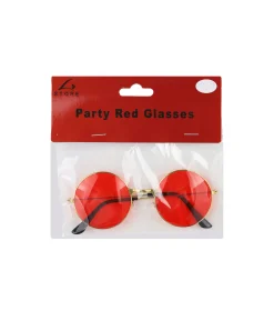 Red Lennon Party Glasses