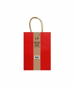 Red Medium Paper Bag 3pcs