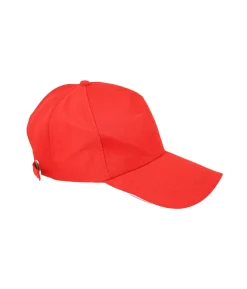 Red Metal Buckle Cap For Adult