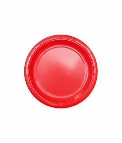 Red Paper Plates 12x9in