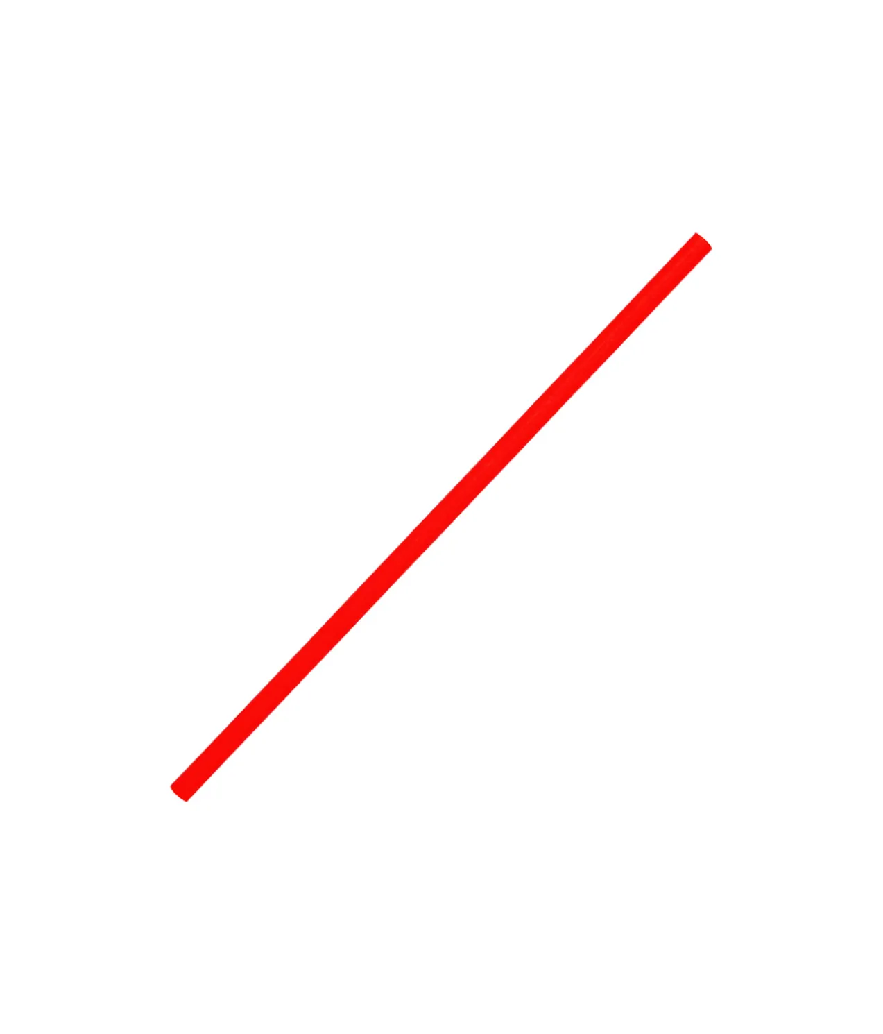 Red Paper Straws 25pk