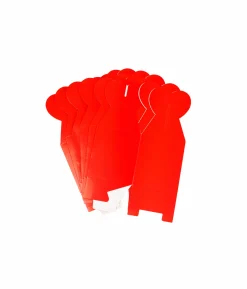 Red Paper Treat Box 6pc (Top Seal)
