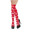 Red Party Stocking with White Polka Dots