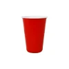 Red PP Plastic Cups 16oz 25pk