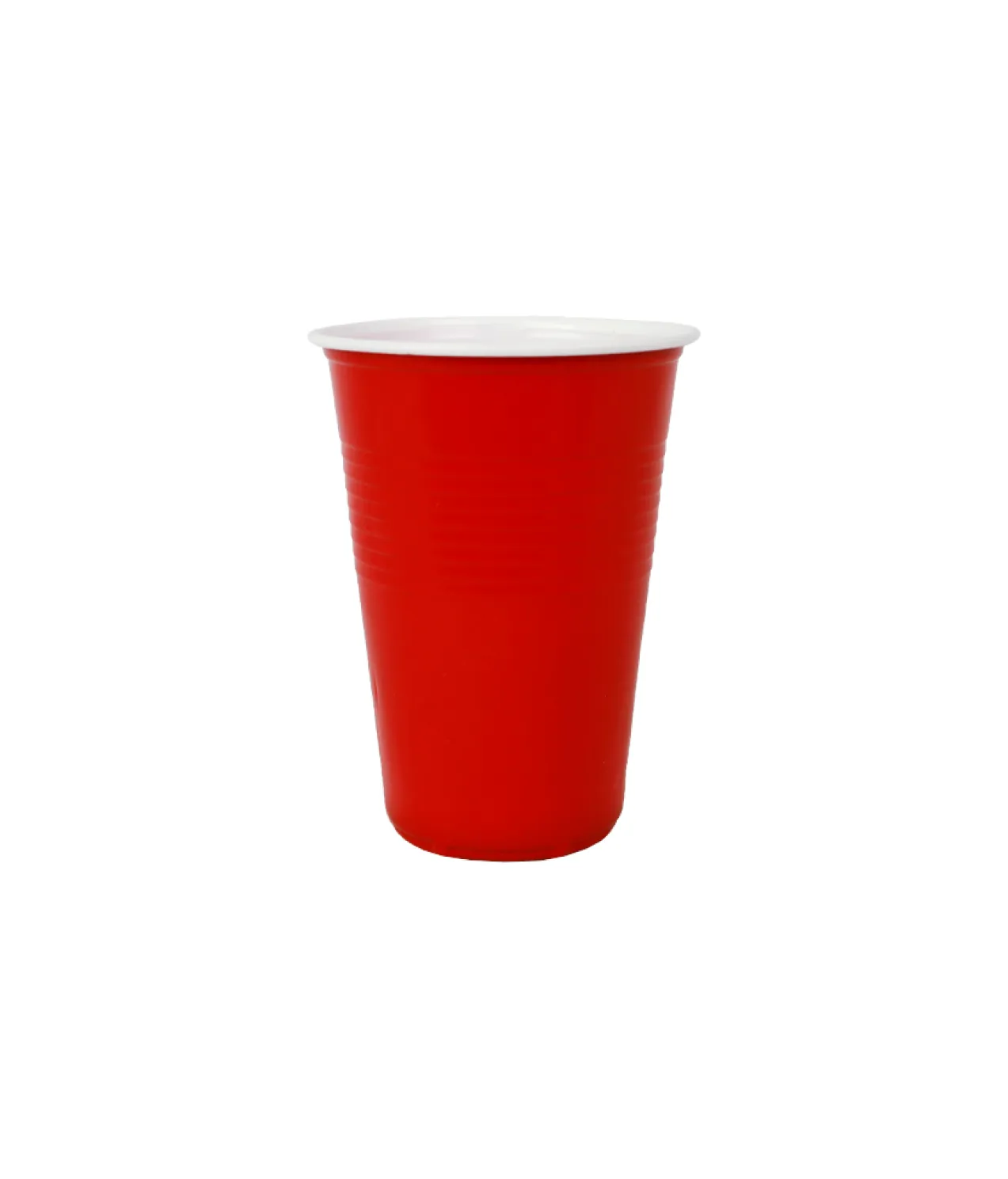 Red PP Plastic Cups 16oz 25pk