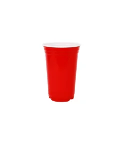 Red PP Plastic Cups 10oz 25pk